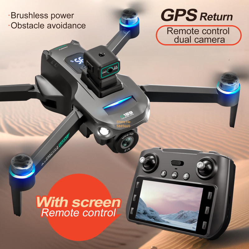 Drone Cinematic - 8K กล้องคู่ 5G WIFI FPV รีโมทคอนโทรล