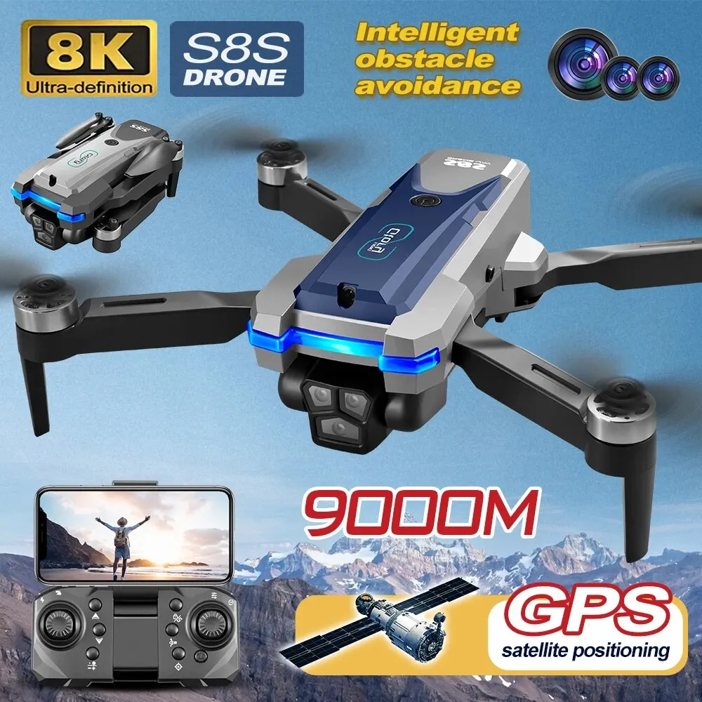 Drone Cinematic - โดรน GPS S8S 5G Wi-Fi 8K