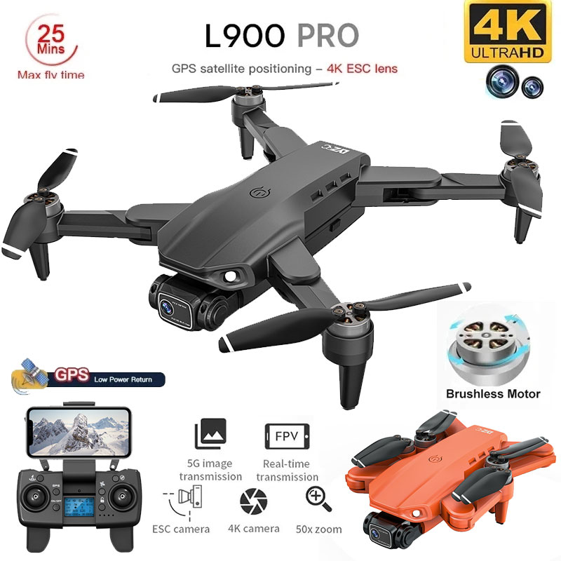 โดรน4K L900โปร GPS โดรน4K กล้อ - Drone Cinematic บทวิจารณ์และราคา