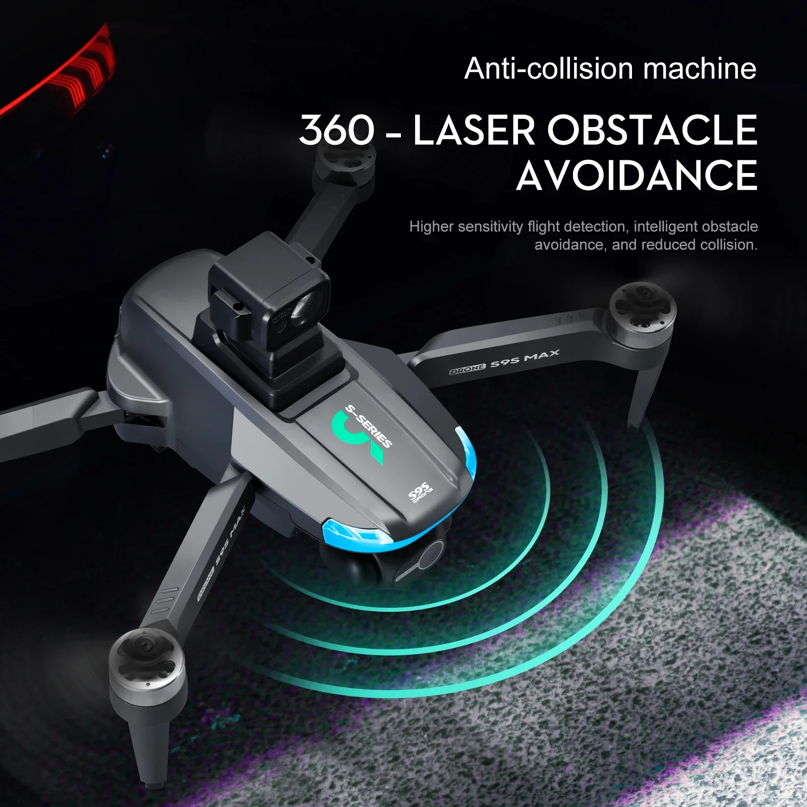 ใหม่S9S MAX MINI Drone 4K 2 แก - Drone Cinematic บทวิจารณ์และราคา