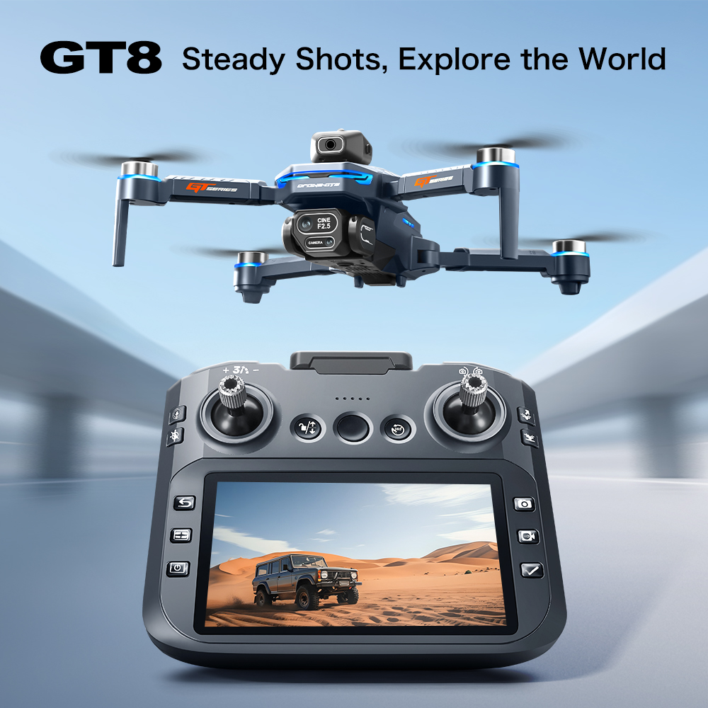 GT8 Max โดรนพับได้ 8K HD กล้อง - Drone Photogrammetry บทวิจารณ์และราคา