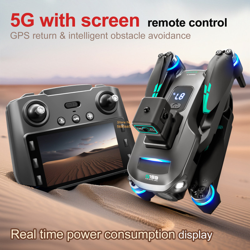 8K กล้องคู่ 5G WIFI FPV รีโมทค - Drone Cinematic บทวิจารณ์และราคา