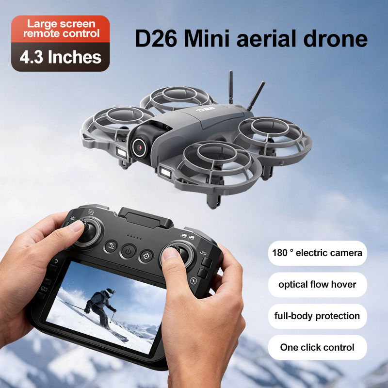 โดรน D26 4K ถ่ายภาพทางอากาศ HD - Drone Cinematic บทวิจารณ์และราคา