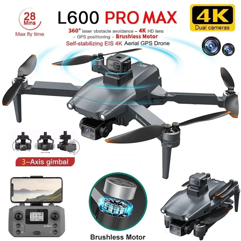 L600 PRO MAX GPS Drone Profess - Drone Cinematic บทวิจารณ์และราคา